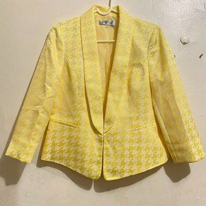 Kasper Yellow Blazer Size 6